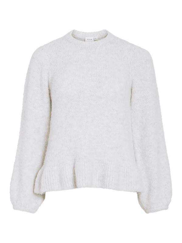 Tröjor/Koftor - Vibows o-neck knit pullover  – Cloud dancer